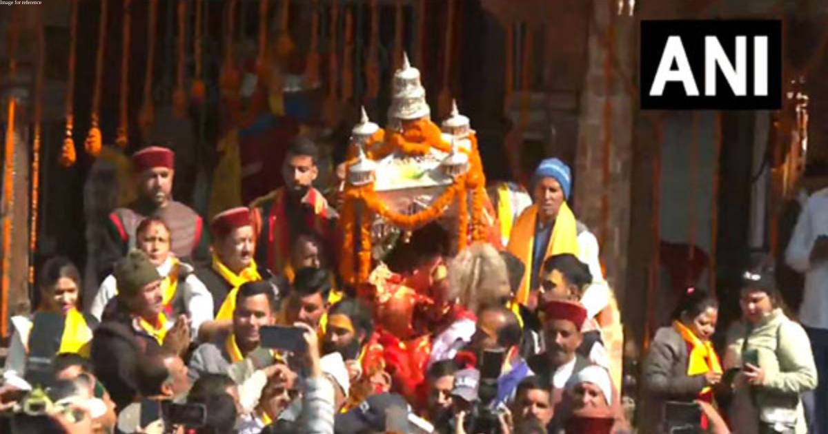 Portals of Yamunotri Dham to open today, CM Dhami participates in yatra as Maa Yamuna's Doli departs from Kharsali